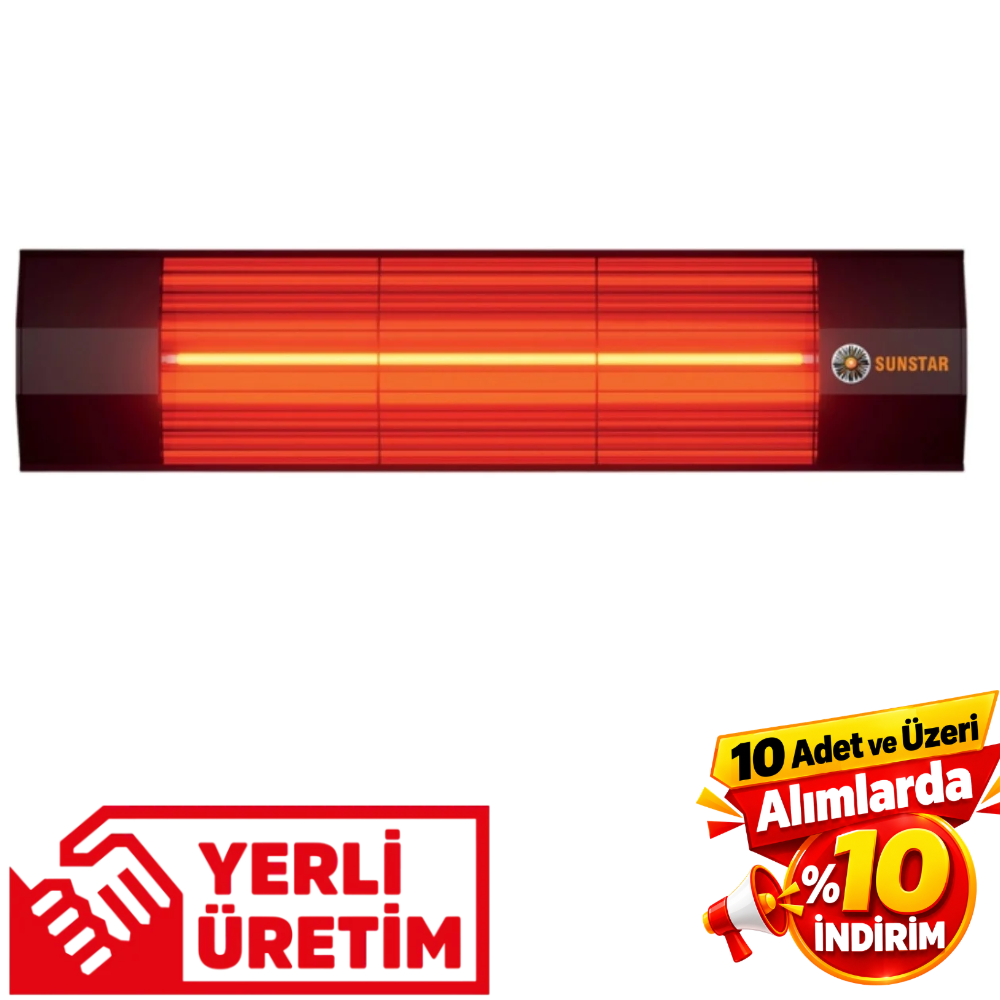 Sunstar Dış Mekan Halojen Soba İnfrared Isıtıcı 2000W
