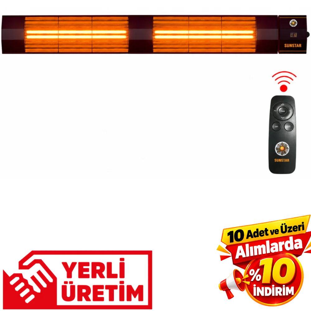 KUMANDALI HALOGEN ISITICI 3600 W
