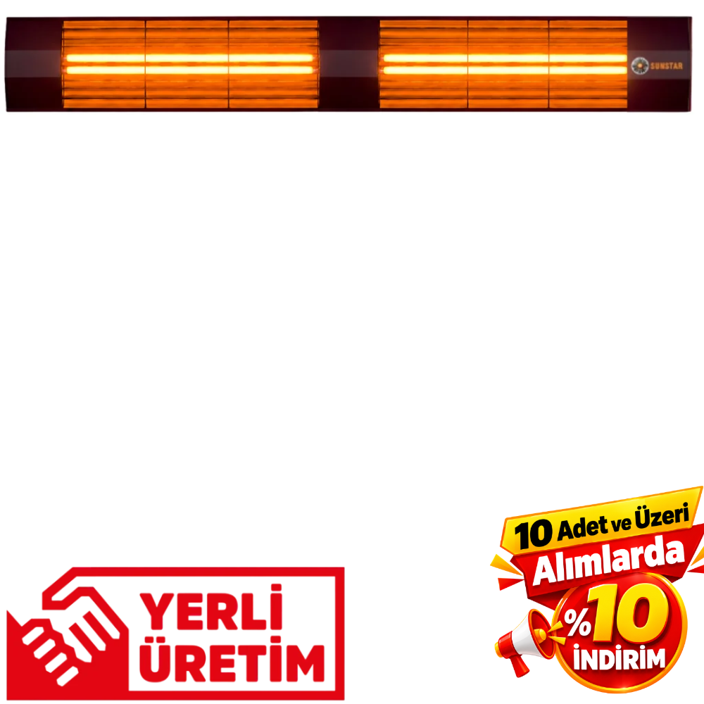 Sunstar Halojen Elektrikli Soba İnfrared Isıtıcı 3600W