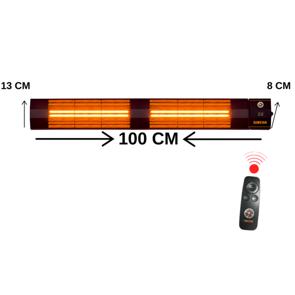 KUMANDALI HALOGEN ISITICI 3600 W
